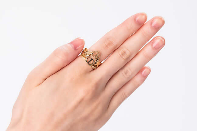 K16GOLD GREAT ANGEL MICHAEL RING – MagiCan