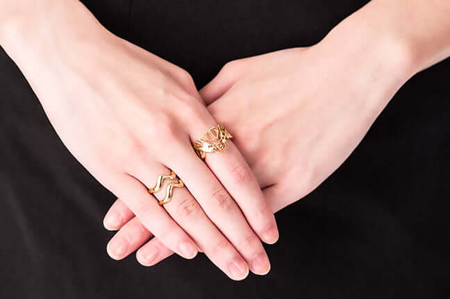 K16GOLD GREAT ANGEL MICHAEL RING – MagiCan